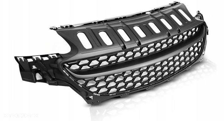 Atrapa Grill Kratka OPC-look Tuning Black Mat Czarny Opel Corsa E 2014-2019 - 2