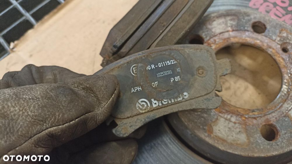 VW PHAETON TARCZE HAMULCOWE KLOCKI TYLNE KLOCKI 280MM BREMBO - 5