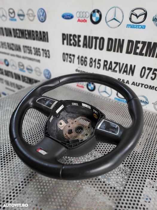 Volan Din Piele Cu Comenzi Si Padele Audi A5 S5 RS5 Dezmembrez Audi RS5 S5 A5 - 2