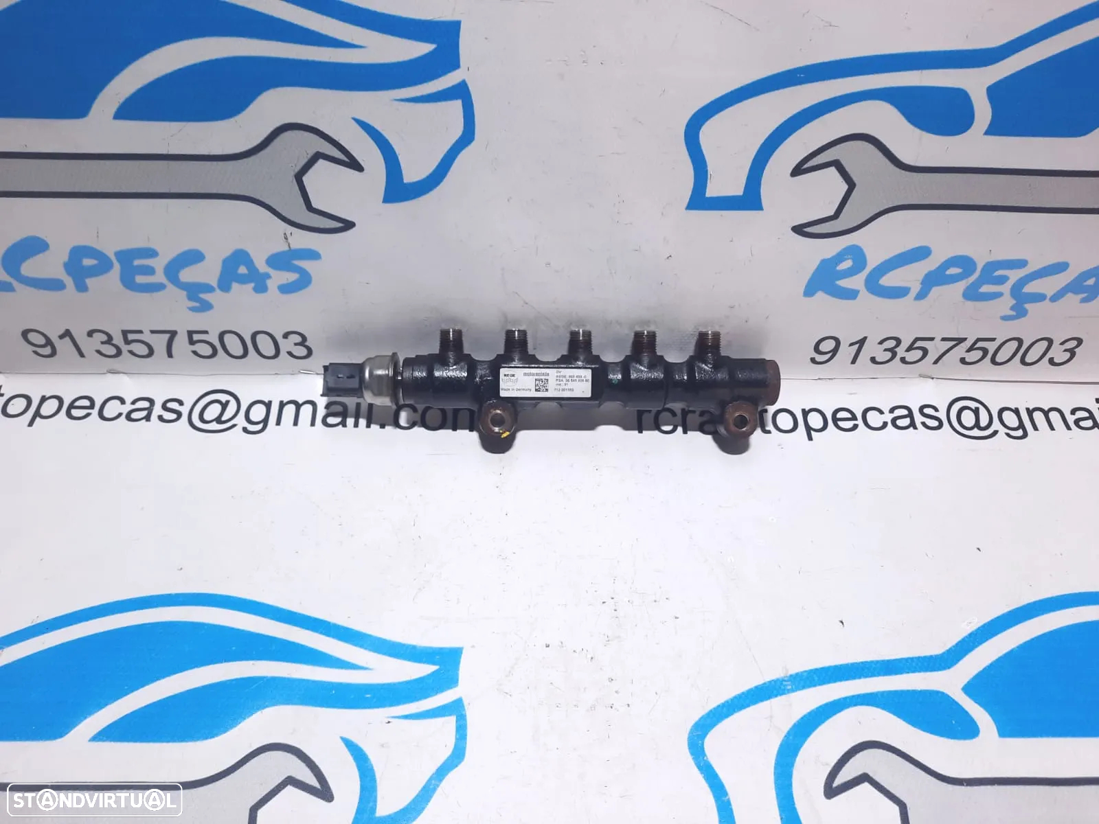 REGUA INJETOR INJETORES PEUGEOT 206 1.6 HDI 16V 109CV 9HZ 9654592680 207 307 407 3007 3008 CITROEN C5 C3 C4 PICASSO GRAND PICASSO INJECTOR INJECTORES - 4