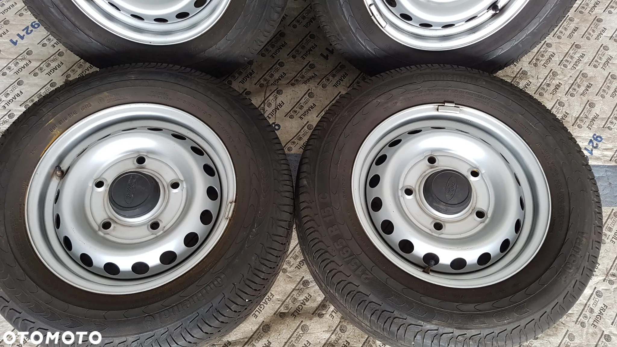 KOŁA LETNIE FORD TRANSIT CUSTOM  5X160  215/65R15C - 17