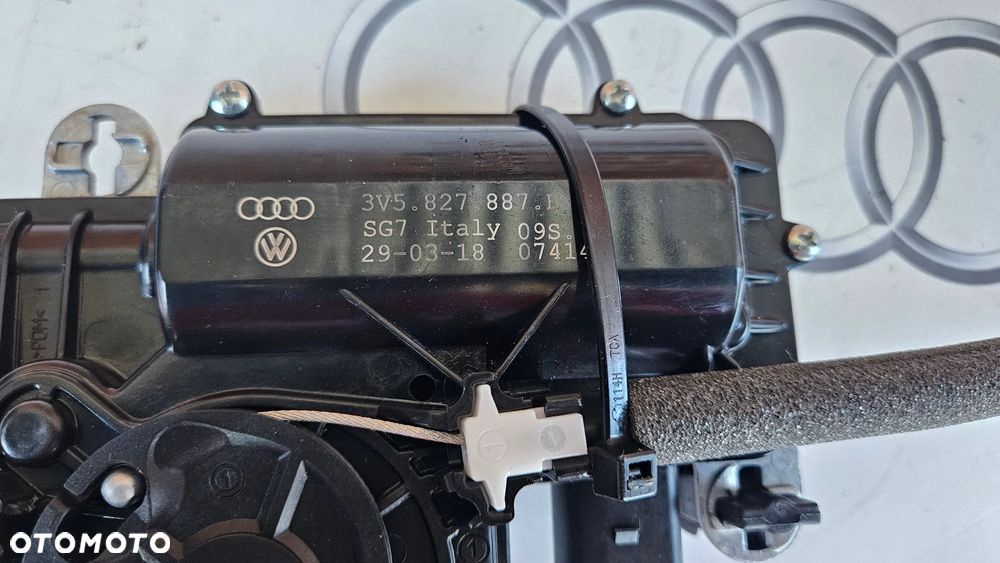 Audi A4 B9 Kombi Avant Zamek klapy bagażnika z dociągiem Dociąg klapy 4M0827506D 3V5827887B - 9