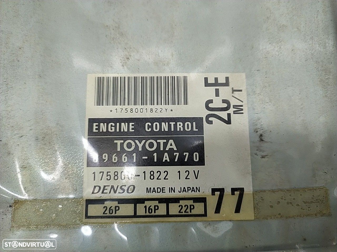Centralina Motor Toyota Corolla (_E11_) - 4
