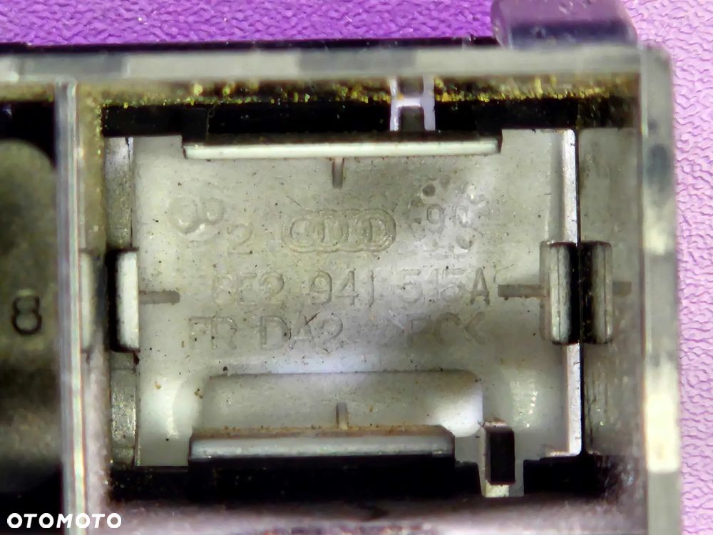 Panel Przycisk Włacznik Wyłącznik ESP Kontrolka Airbag Poduszek Zaślepka UK Angielskie Audi A4 B6 B7 - 22