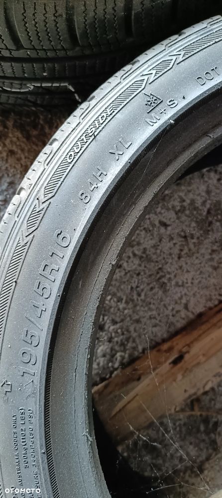 sprzedam opony zimowe 195 45 r16 imperial ice plus 16 2018 - 8