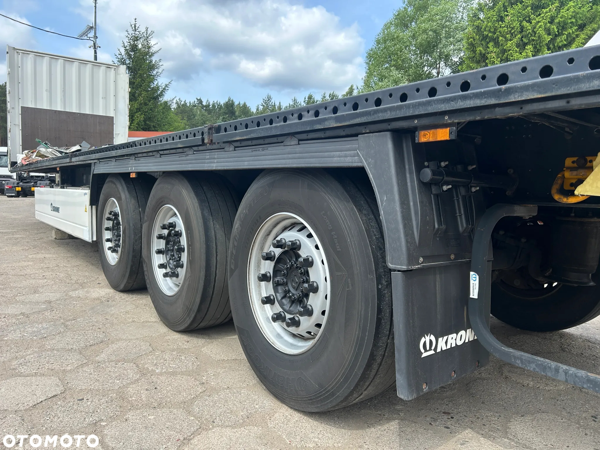 Krone SD FIRANKA / PLATFORMA / USZKODZONA ZABUDOWA / 2019 ROK !! - 25