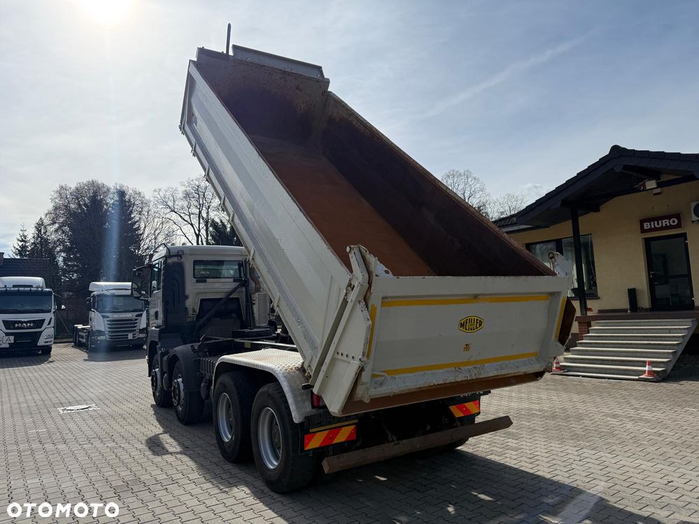MAN 35.460 TGS wywrotka 8x4, 3-str. MEILLER, BORDMATIC, 302 t.km., TOP! - 9