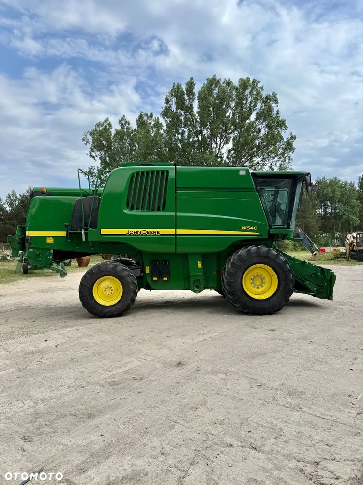 John Deere W540 6.8L 280KM HYDROSTAT 4x4 KLIMA GPS HEDER 6.2m Z WÓZKIEM 1800Mth 2012r W ORGINALE IGŁA - 6