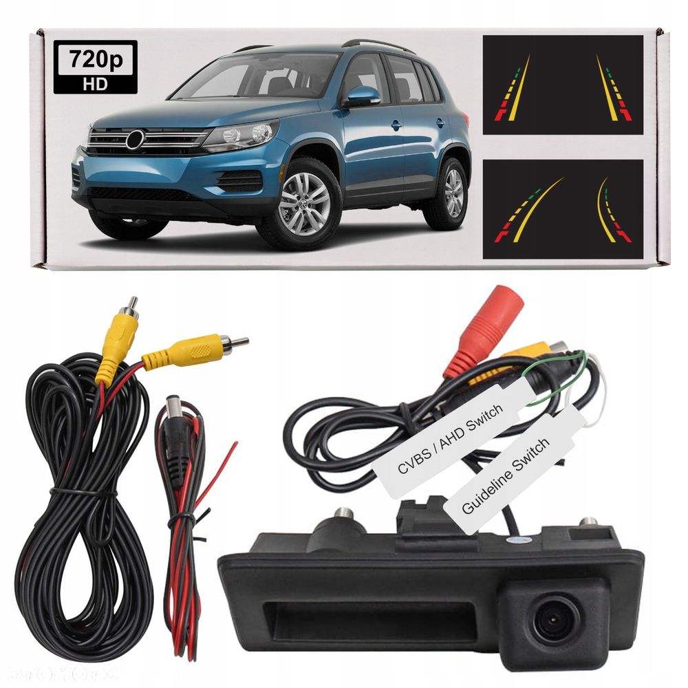 kamera cofania full hd dynamiczne linie klamka vw tiguan i 5n 2012-201 - 1