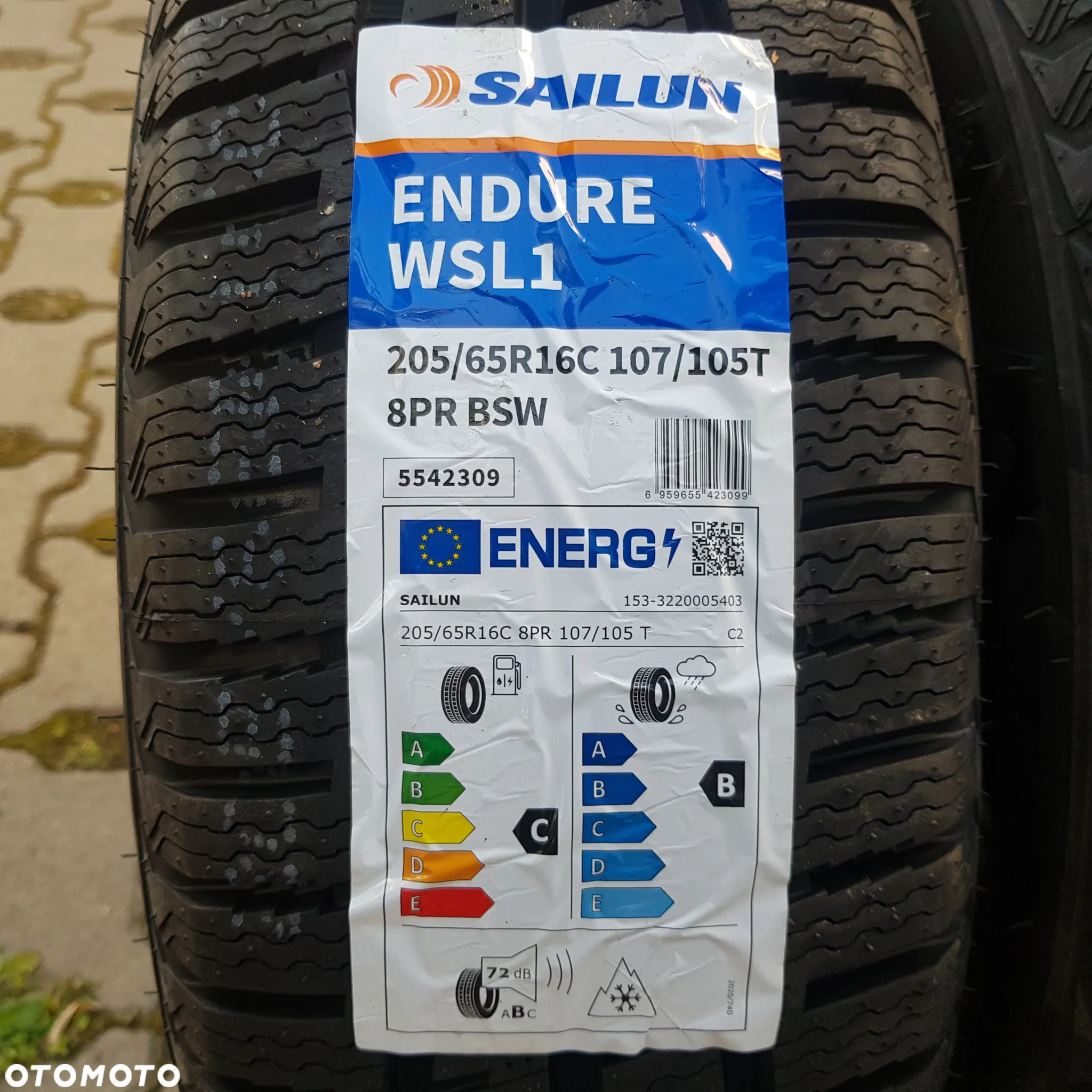 4x 205/65R16C Sailun Endure WSL1 Komplet opon zimowych Poznań - 2