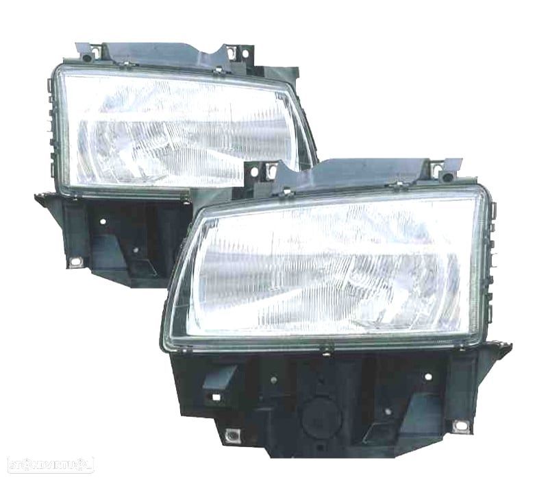 FARÓIS OPTICAS PARA VOLKSWAGEN VW TRANSPORTER T4 MULTIVAN CARAVELLE 96-03 - 1