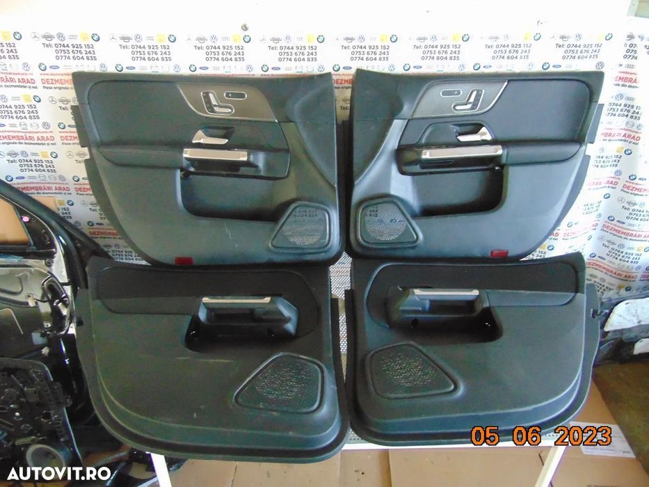 Fete usi Mercedes GLB X247 dupa 2019 tapiterie fete usi interioare fat - 1