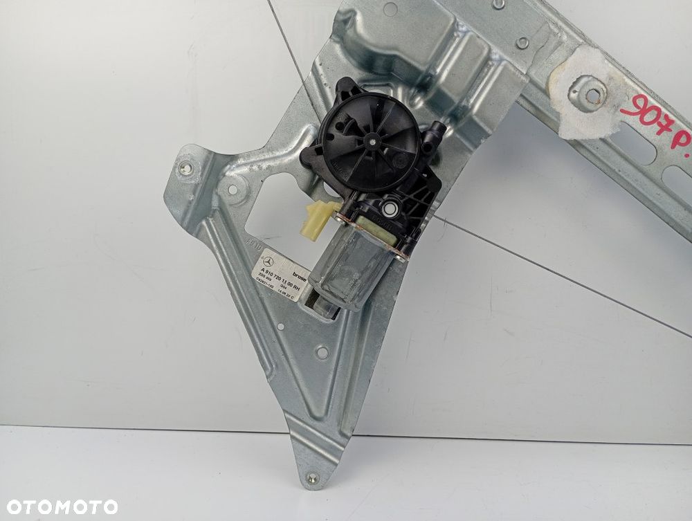 mechanizm podnośnik szyby przedni prawy silniczek mercedes sprinter w907 w910 A9107201100 - 3