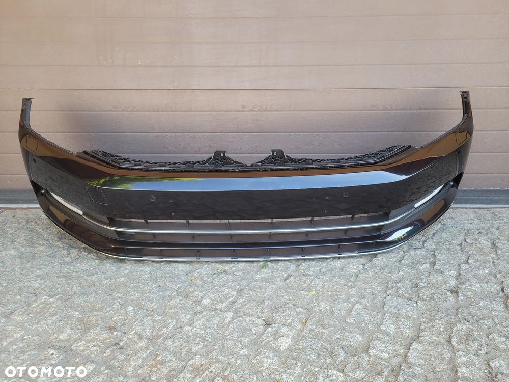 ZDERZAK PRZEDNI PRZÓD VW PASSAT B8 HIGHLINE LC9X PDC SPRYSKIWACZE - 2