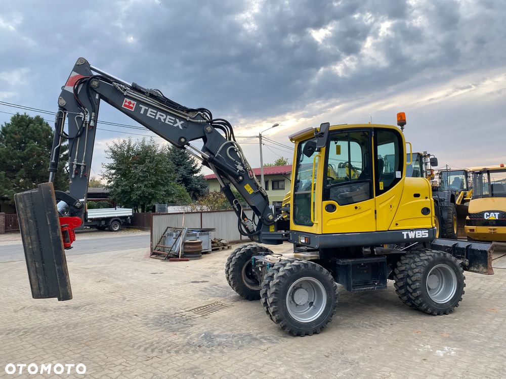 Terex TW85, GŁOWICA POWERTILT, 2 ŁYŻKI, RAMIĘ 3X ŁAMANE, KRÓTKI TYŁ, Z NIEMIEC, SUPER STAN, - 21
