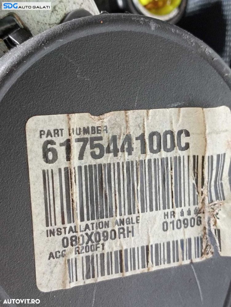 Centura Siguranta Dreapta Fata Pasager Nissan Juke 2010 - 2014 Cod 617544100C 6035667 [M4488] - 5