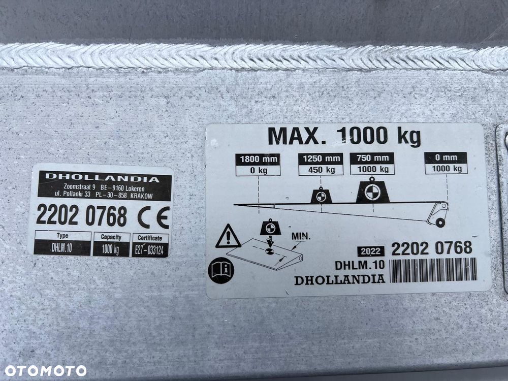 Iveco DAILY 72C18 70C18 HI-MATIC EURO 6E FIRANKA+SUWANY DACH+WINDA 1000 kg - 5