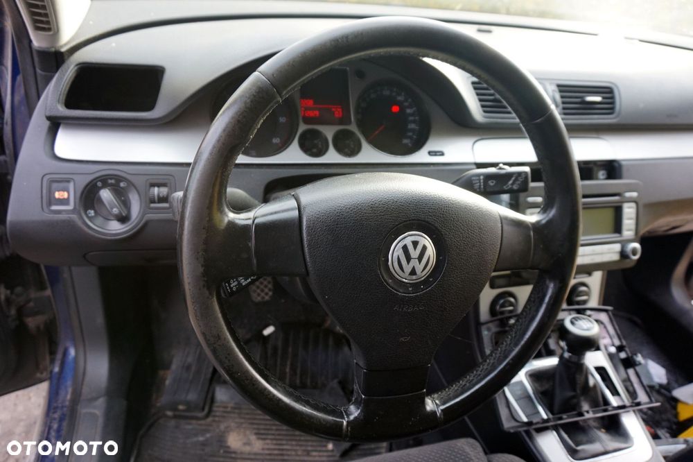 KIEROWNICA SKÓRZANA SKÓRA PASSAT B6  VOLKSWAGEN 2005-2010 - 1