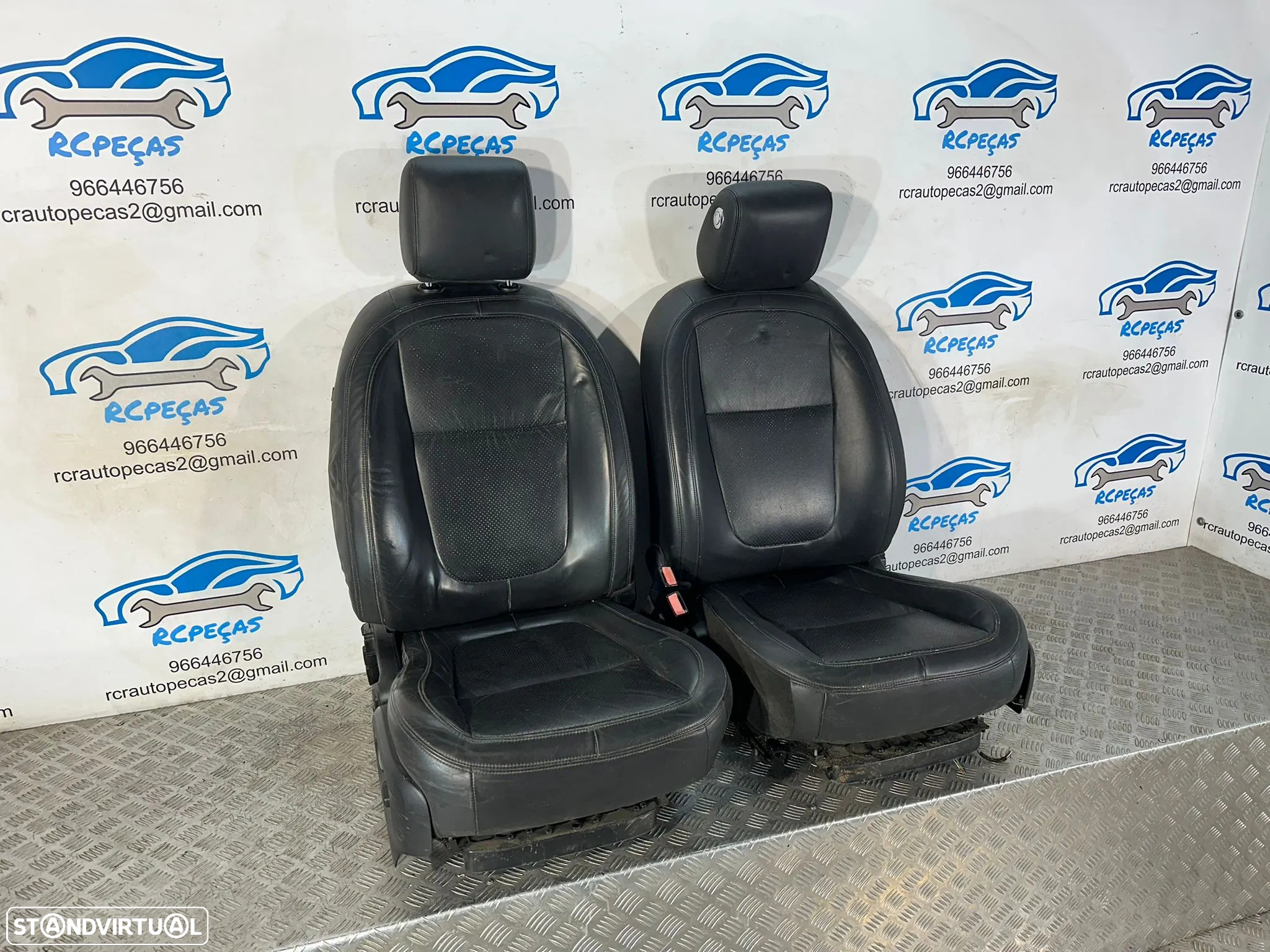 Conjunto Bancos Pele Frente Frontal Tras Traseiro Jaguar XF X250 2007 - 2015 - 10