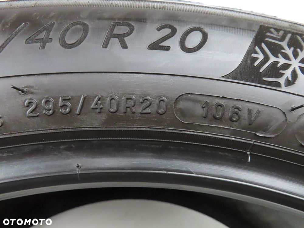 2x 295/40R20 OPONY ZIMOWE UŻYWANE Michelin Pilot Alpin 5 SUV 106V N0 - 3