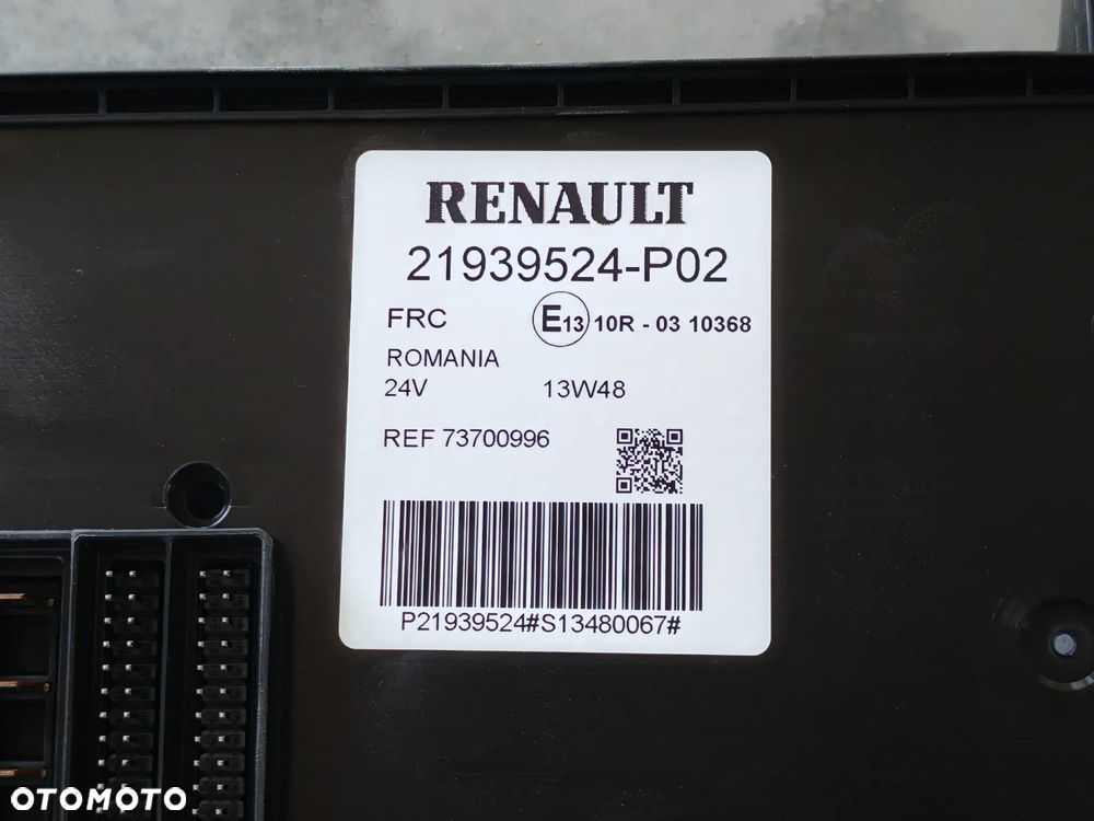 PŁYTA BEZPIECZNIKÓW RENAULT RANGE GAMA T C K 21939524 P02 - 3