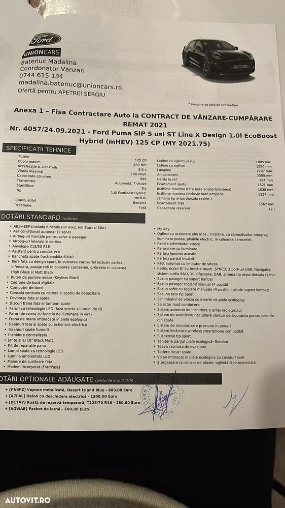 Ford Puma 1.0 EcoBoost MHEV Aut. ST Line X - 9