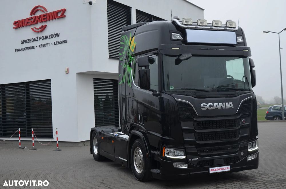 Scania R 580 / V8 / 4 PODUSZKI / KLIMA P. / NAVI /FULL LED / ACC / 7410 - 3