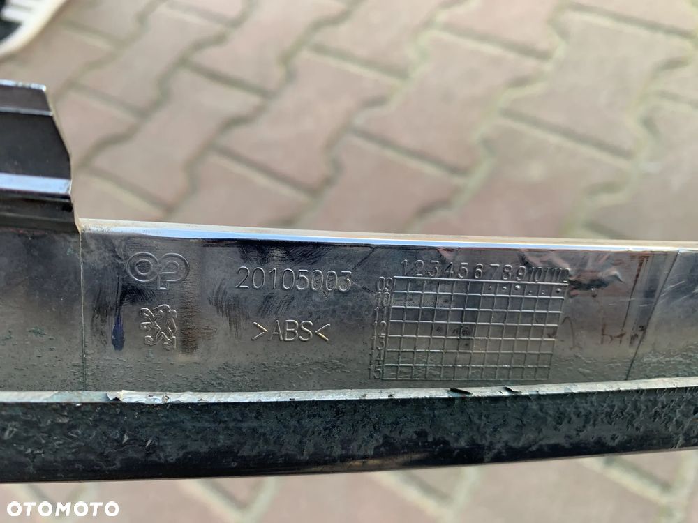 PEUGEOT 5008 I 2009- CHROM W ZDERZAK PRZEDNI LISTWA PRZÓD NIKIEL ZDERZAKA NAKŁADKA KRATKI W KRATKĘ DOLNA - 6