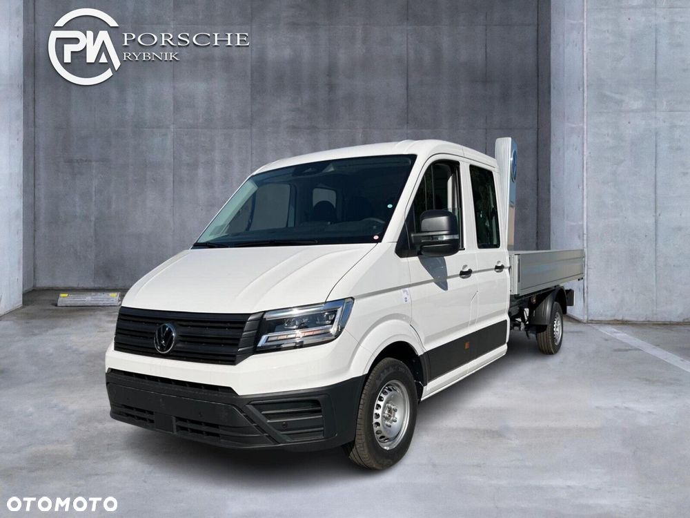 Volkswagen Crafter 35 Skrzyniowy z podwójną kabiną silnik: 2,0 l EU6 SCR 177 KM / skrzynia biegów: Przedni napęd manualna 6-biegowa rozstaw osi: 4490 mm - 2