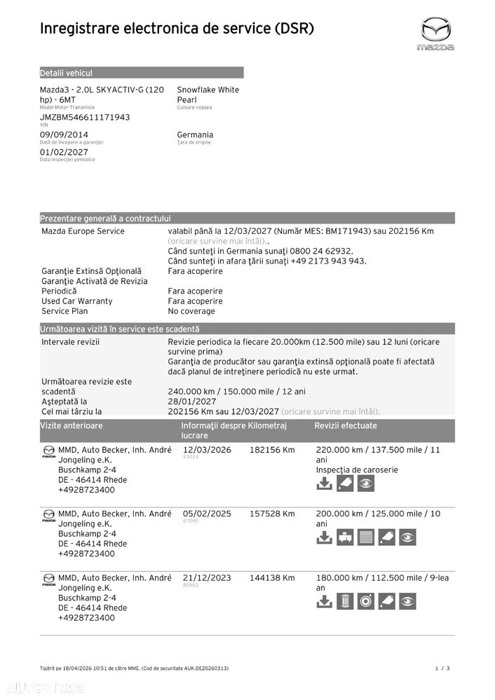 Mazda 3 SKYACTIV-G 120 Exclusive-Line - 9