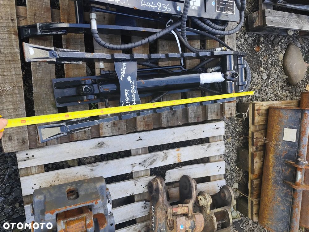 Kciuk hydrauliczny do koparki mini koparki pazur hak chwytający łapa dociskowa chwytak 5-7t NOWY - 5