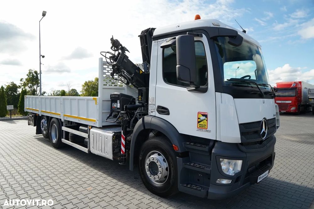 Mercedes-Benz ANTOS 2536 / 6x2 / PUNTE RIDICATĂ / PUNTE DIRECȚIE / HDS HIAB 144bs-2 Hiduo / ROTARE / TELECOMANDĂ - 13