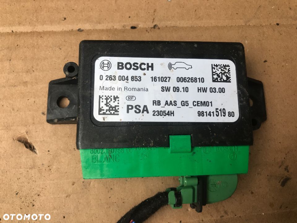 MODUL PDC STEROWNIK COFANIA CITROEN JUMPY EXPERT PROACE 0263004853 - 1