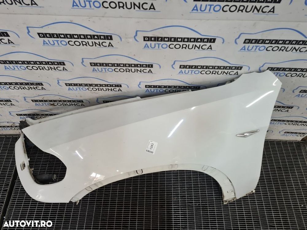 Aripa Stanga Fata BMW X5 E70 Facelift 2010 - 2013 4 Usi ALB (1283) - 2