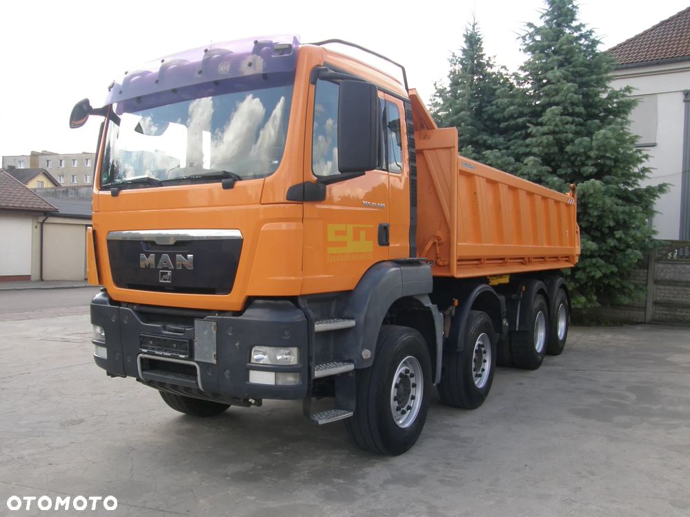 MAN TGS 41.440 8x4 470000km manual wywrotka Meiller-Kipper z Niemiec - 18