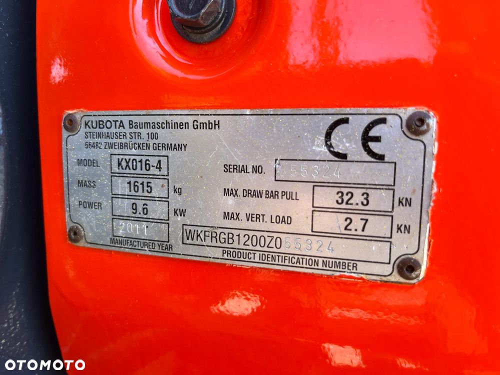 Kubota KX016-4 - 21