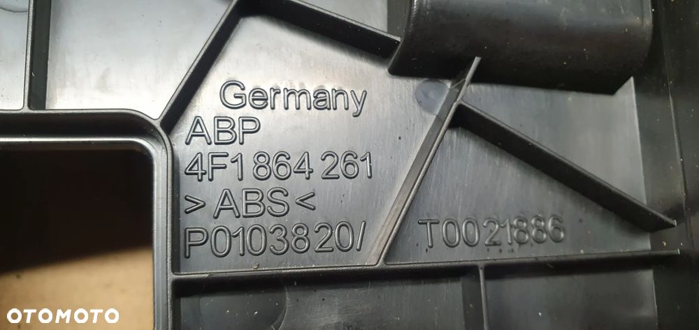 Tunel środkowy osłona tunelu Audi A6 C6 4F1864261B - 6