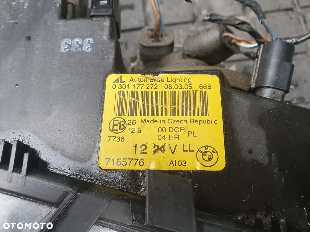 Reflektor lampa LEWY PRAWY przód przednia BMW 3 E46 LIFT  0301177271 0301177272   XENON SEDAN KOMBI - 11