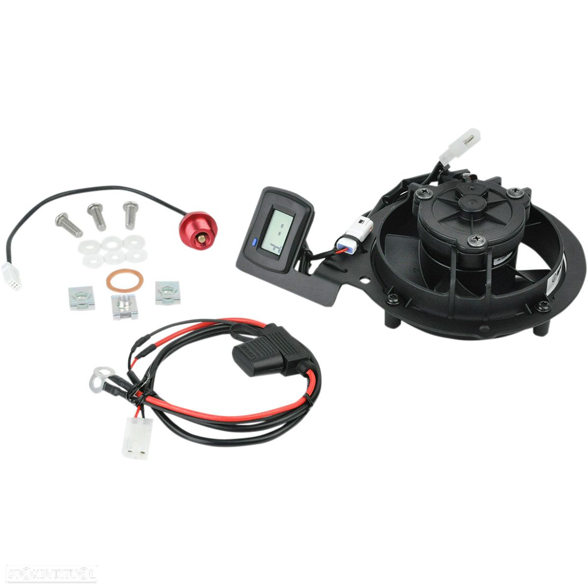kit ventoinha radiador trail tech honda crf 250 / 450 - 1