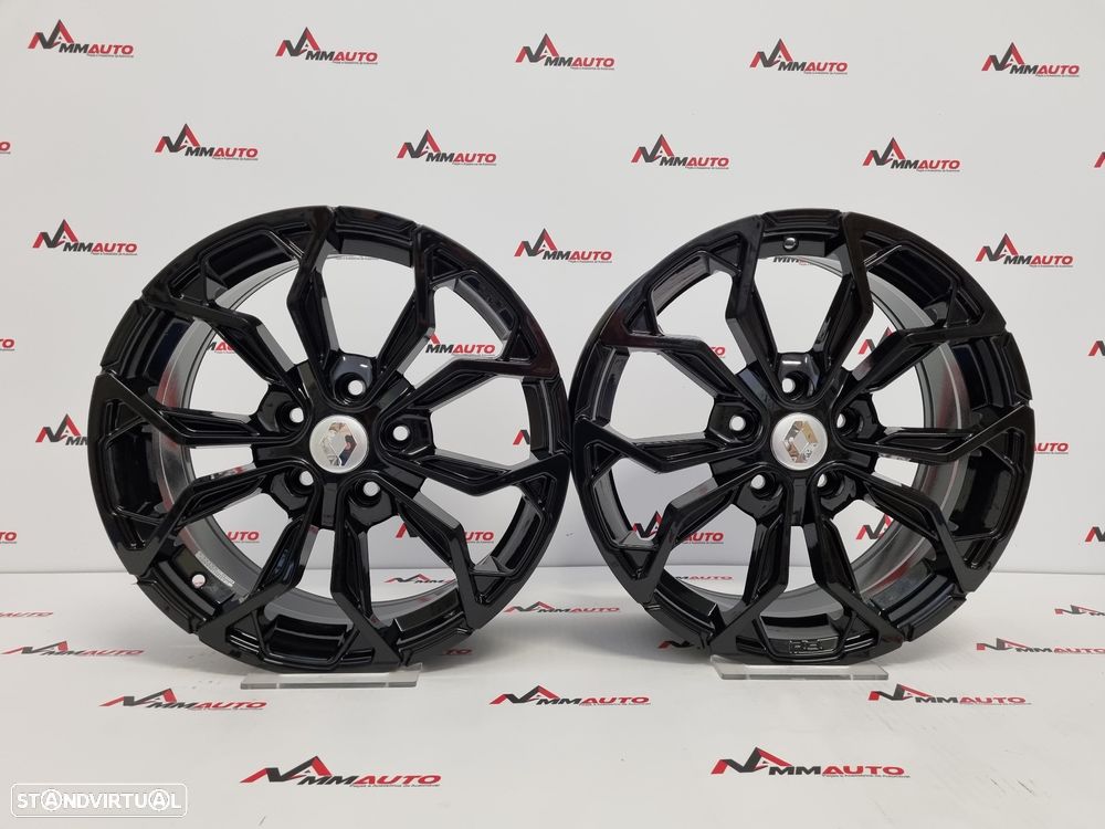 Jantes Renault Megane RS Preto Brilho 17 - 1