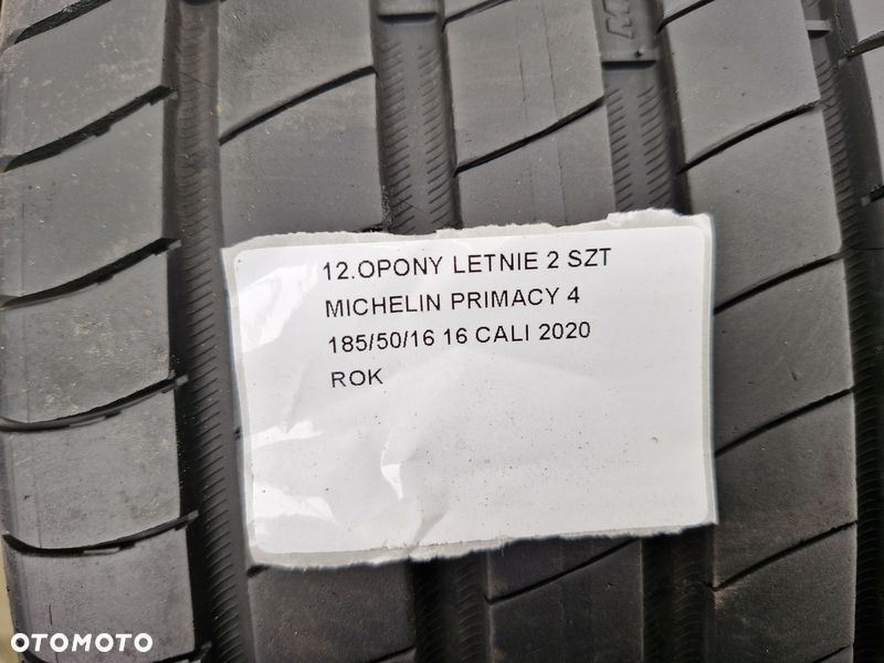 2 OPONY LETNIE LATO MICHELIN PRIMACY 4 185/50/16 2020r - 4