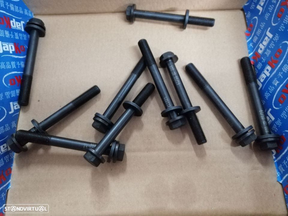 Jogo pernos da cabeça de motor Suzuki Samurai e Santana 1.0 F10 F10A - 1