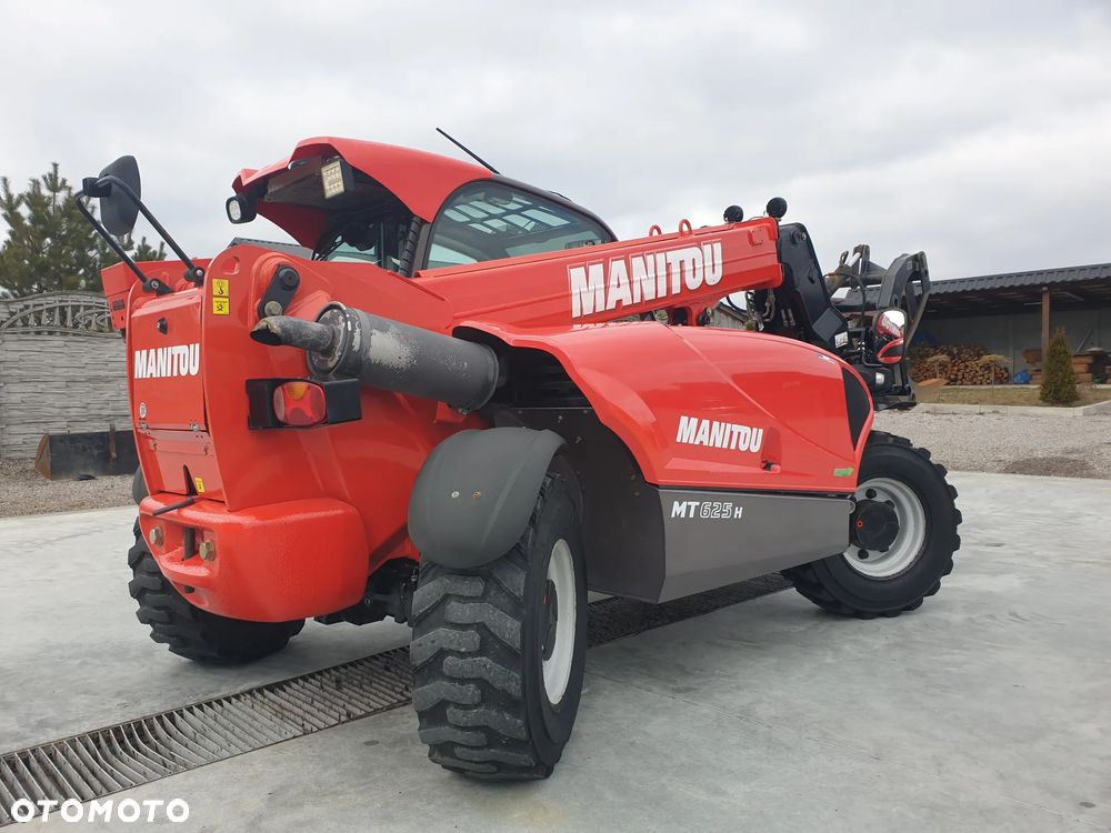 Manitou MT 625H WIDŁY HYD./CHWYTAK/ŁYŻKA SPROWADZONA SUPER STAN - 38