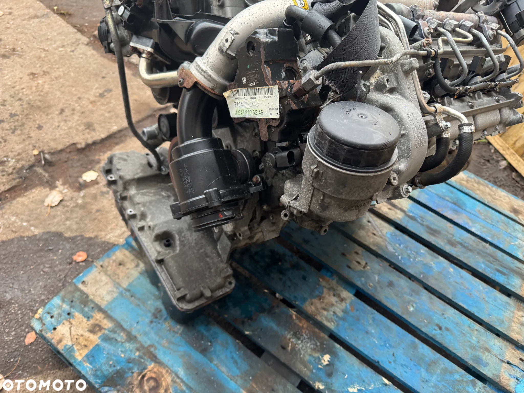 silnik om 642950 642 950 3.0 crd Mercedes ML kompletny 163 tys - 17