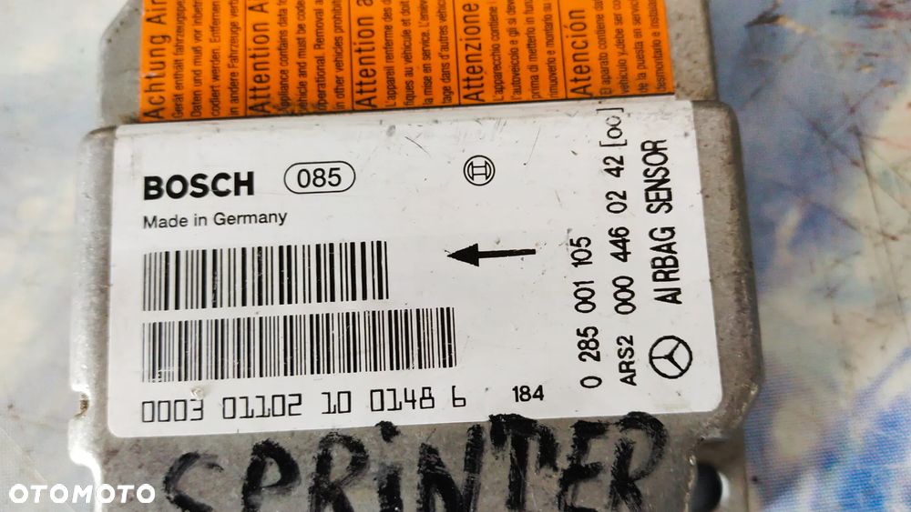 SENSOR AIRBAG MERCEDES SPRINTER 0285001105, - 3
