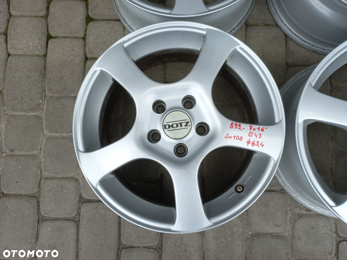 Felgi aluminiowe 16" 5x108 do Ford, Volvo - 5