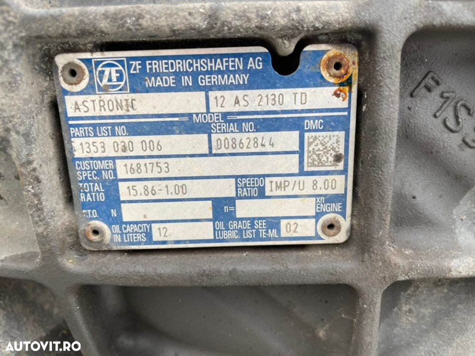 cutie de viteze automata daf ate eev 1681753 1353030006 - 4