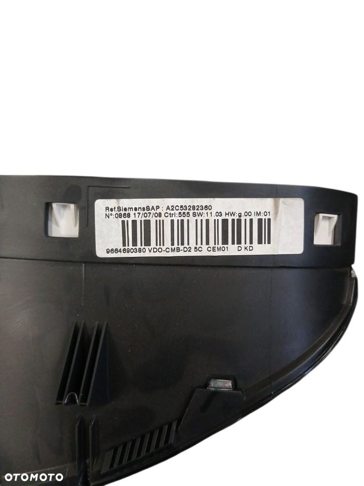 LICZNIK PEUGEOT 407 2.0 HDI 9664690380 407 2.0 HDI - 3