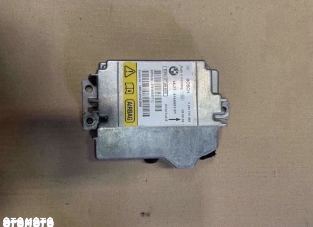 9166057 moduł sensor airbag Bmw 3 e90 e91 e92 1 e81 e87 x1 - 1