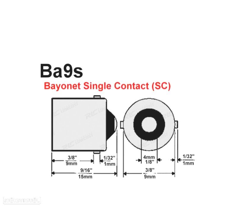 LÂMPADA LED BA9S T4W - 1